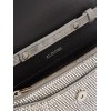 BALENCIAGA GREY HOURGLASS CRYSTAL-EMBELLISHED CROSS-BODY BAG MATCHESFASHION US (19.8*12.1*5cm)