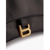 BALENCIAGA BLACK DOWNTOWN M CHAIN-HANDLE LEATHER SHOULDER BAG MATCHESFASHION US (33*20.3*14.5cm)