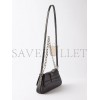 BALENCIAGA BLACK LINDSAY S CROCODILE-EFFECT LEATHER SHOULDER BAG MATCHESFASHION US (25.6*11.4*7.3cm)