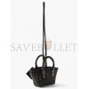BALENCIAGA BLACK BISTRO XXS WOVEN FAUX-LEATHER BASKET BAG  MATCHESFASHION US (16*14.5*7.5cm)