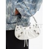 BALENCIAGA WHITE LE CAGOLE XS STUDDED LEATHER SHOULDER BAG  MATCHESFASHION US (25.6*11.4*7.3cm)