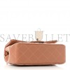 CHANEL LAMBSKIN QUILTED MINI RECTANGULAR FLAP BROWN ROSE GOLD HARDWARE (19*11*7cm)