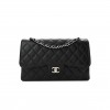 CHANEL CAVIAR QUILTED JUMBO DOUBLE FLAP BLACK SILVER HARDWARE (30*20*9cm) CHANEL CAVIAR QUILTED JUMBO DOUBLE FLAP BLACK SILVER HARDWARE (30*20*9cm)