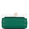 CHANEL SMALL COCO HANDLE FLAP BAG GREEN CAVIAR LIGHT GOLD HARDWARE (23*15*10cm)