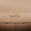 CHANEL JUMBO CLASSIC DOUBLE FLAP BAG DARK BEIGE CAVIAR GOLD HARDWARE (30*20*9cm)