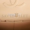 CHANEL MEDIUM CLASSIC DOUBLE FLAP BAG BEIGE CAVIAR SILVER HARDWARE (25*15*7cm) CHANEL MEDIUM CLASSIC DOUBLE FLAP BAG BEIGE CAVIAR SILVER HARDWARE (25*15*7cm)