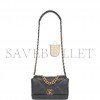 CHANEL MEDIUM 19 FLAP BAG GREY CALFSKIN MIXED HARDWARE (25*16*9cm) CHANEL MEDIUM 19 FLAP BAG GREY CALFSKIN MIXED HARDWARE (25*16*9cm)