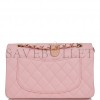 CHANEL SMALL CLASSIC DOUBLE FLAP PINK CAVIAR LIGHT GOLD HARDWARE (23*13*6cm) CHANEL SMALL CLASSIC DOUBLE FLAP PINK CAVIAR LIGHT GOLD HARDWARE (23*13*6cm)