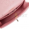 CHANEL SMALL CLASSIC DOUBLE FLAP PINK CAVIAR LIGHT GOLD HARDWARE (23*13*6cm) CHANEL SMALL CLASSIC DOUBLE FLAP PINK CAVIAR LIGHT GOLD HARDWARE (23*13*6cm)