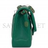 CHANEL SMALL CLASSIC DOUBLE FLAP BAG GREEN LAMBSKIN LIGHT GOLD HARDWARE (23*13*6cm) CHANEL SMALL CLASSIC DOUBLE FLAP BAG GREEN LAMBSKIN LIGHT GOLD HARDWARE (23*13*6cm)