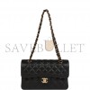 CHANEL SMALL CLASSIC DOUBLE FLAP BLACK CAVIAR GOLD HARDWARE (23*13*6cm) CHANEL SMALL CLASSIC DOUBLE FLAP BLACK CAVIAR GOLD HARDWARE (23*13*6cm)