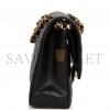 CHANEL MEDIUM CLASSIC DOUBLE FLAP BAG BLACK QUILTED CAVIAR GOLD HARDWARE (25*15*7cm) CHANEL MEDIUM CLASSIC DOUBLE FLAP BAG BLACK QUILTED CAVIAR GOLD HARDWARE (25*15*7cm)