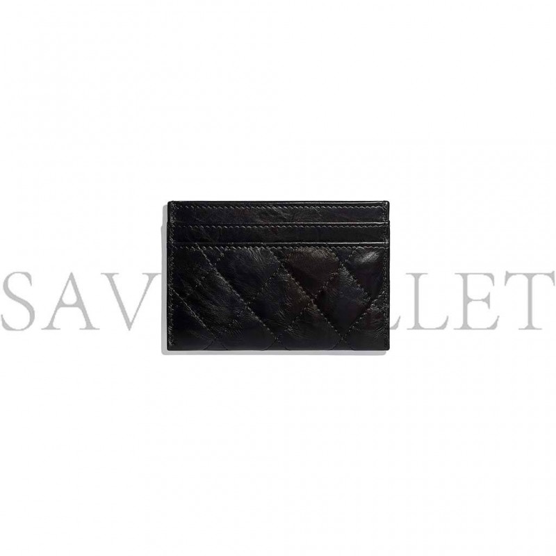 CHANEL 2.55 CARD HOLDER A80611 Y04634 C3906 (11.2*7.5*2cm)