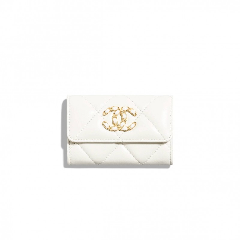 CHANEL 19 FLAP CARD HOLDER AP1790 B04852 10601 (11.3*7.5*2.1cm)