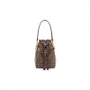 FENDI MON TRESOR - BROWN LEATHER MINI BAG 8BS010A659F13VK (18*12*10cm)