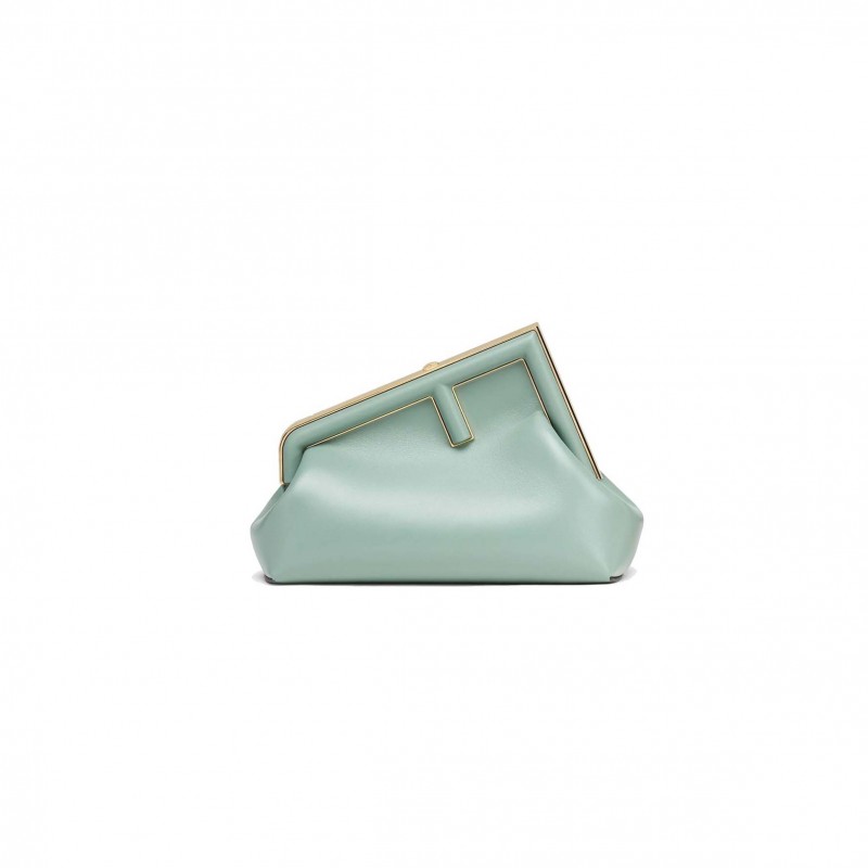 FENDI FIRST SMALL - MINT GREEN LEATHER BAG 8BP129ABVEF03HW (26*18*9.5cm)