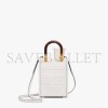 FENDI MINI SUNSHINE SHOPPER - WHITE LEATHER MINI BAG 8BS051AMCIF0QVL (18*13*6.5cm) FENDI MINI SUNSHINE SHOPPER - WHITE LEATHER MINI BAG 8BS051AMCIF0QVL (18*13*6.5cm)