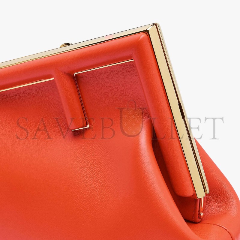 FENDI FIRST SMALL - RED LEATHER BAG 8BP129ABVEF0C3Q (26*18*9.5cm)