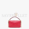 FENDI BAGUETTE MINI - RED FF NAPPA LEATHER BAG 8BS017A72VF1844 (19*11.5*4cm)