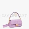 FENDI BAGUETTE - LILAC NAPPA LEATHER BAG 8BR600A72VF1JCL (27*15*6cm)