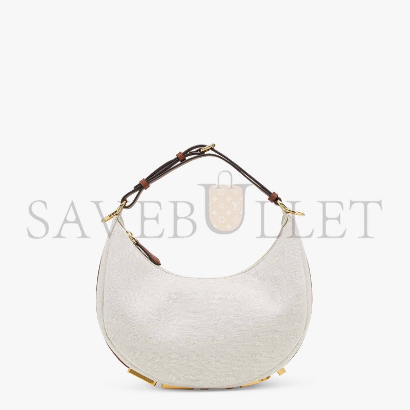 MEDIUM FENDI GRAPHY SMALL - WHITE CANVAS BAG 8BR798AKK1F1I3N (29*24.5*10cm) MEDIUM FENDI GRAPHY SMALL - WHITE CANVAS BAG 8BR798AKK1F1I3N (29*24.5*10cm)