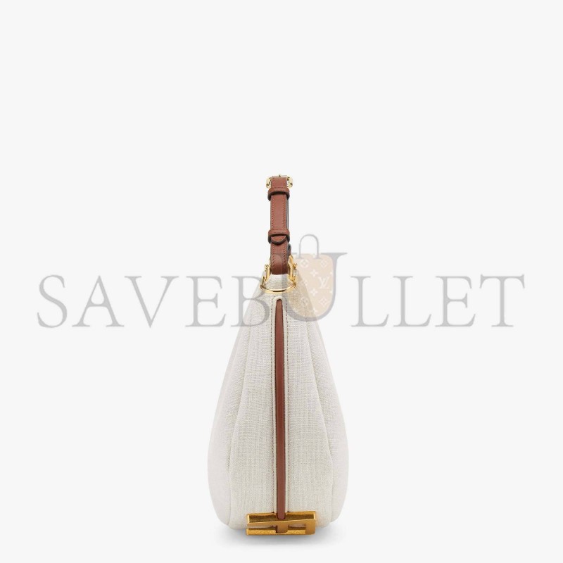 MEDIUM FENDI GRAPHY SMALL - WHITE CANVAS BAG 8BR798AKK1F1I3N (29*24.5*10cm) MEDIUM FENDI GRAPHY SMALL - WHITE CANVAS BAG 8BR798AKK1F1I3N (29*24.5*10cm)