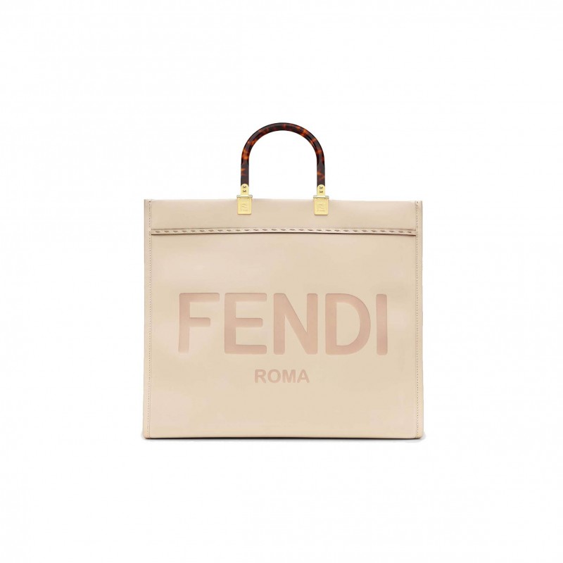 FENDI LARGE FENDI SUNSHINE - PINK LEATHER SHOPPER 8BH372ABVLF1BA9 (40.5*35*21.5cm)