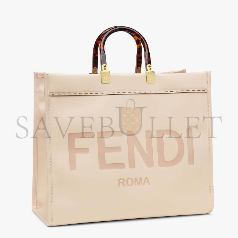 FENDI LARGE FENDI SUNSHINE - PINK LEATHER SHOPPER 8BH372ABVLF1BA9 (40.5*35*21.5cm)