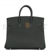 HERMES BIRKIN 25 VERT FONCE TOGO HARDWARE HANDMADE (25*20*13cm) HERMES BIRKIN 25 VERT FONCE TOGO HARDWARE HANDMADE (25*20*13cm)