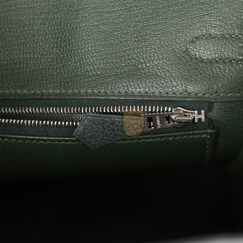 HERMES BIRKIN 25 VERT FONCE TOGO HARDWARE HANDMADE (25*20*13cm) HERMES BIRKIN 25 VERT FONCE TOGO HARDWARE HANDMADE (25*20*13cm)
