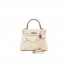 HERMES KELLY RETOURNE 25 IN & OUT NATA SWIFT PALLADIUM HARDWARE HANDMADE(25*17*7cm) HERMES KELLY RETOURNE 25 IN & OUT NATA SWIFT PALLADIUM HARDWARE HANDMADE(25*17*7cm)