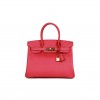 HERMES BIRKIN 30 ROSE EXTREME EPSOM GOLD HARDWARE (30cm)