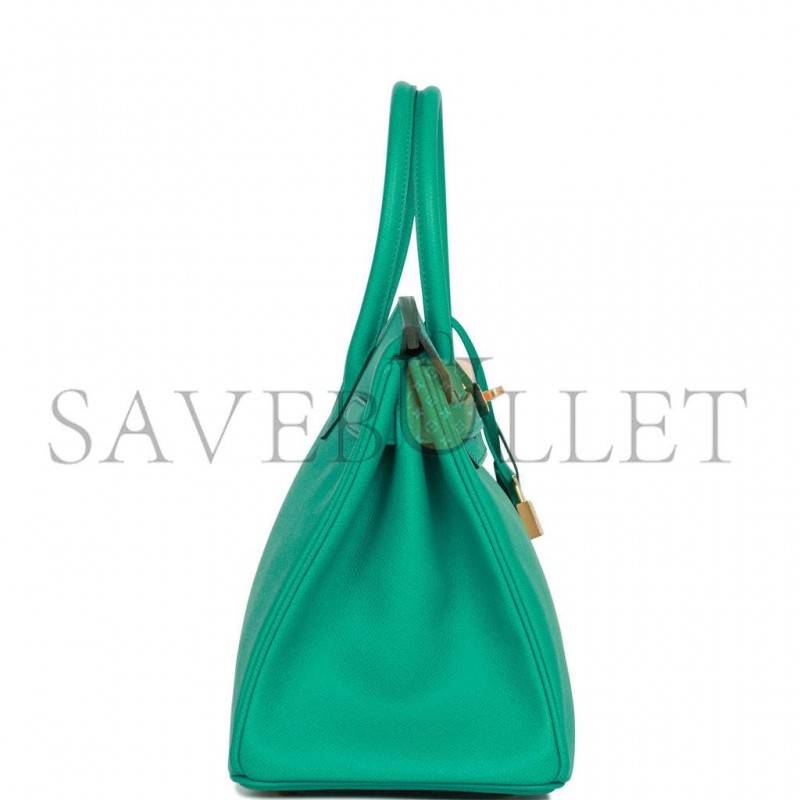 HERMES BIRKIN 30 VERT JADE EPSOM GOLD HARDWARE (30cm)