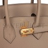 HERMES BIRKIN 25 GRIS TOURTERELLE TOGO GOLD HARDWARE HANDMADE (25cm) HERMES BIRKIN 25 GRIS TOURTERELLE TOGO GOLD HARDWARE HANDMADE (25cm)