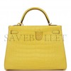 HERMES SPECIAL ORDER (HSS) KELLY RETOURNE 32 MIMOSA MATTE ALLIGATOR GOLD HARDWARE (32.*23*10.5cm)