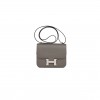 HERMES CONSTANCE 18 GRIS MEYER EPSOM PALLADIUM HARDWARE (18cm)