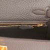 HERMES KELLY RETOURNE 25 ETAIN TOGO GOLD HARDWARE HANDMADE (25*17*7cm)