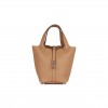 HERMES PICOTIN LOCK 18 CHAI CLEMENCE PALLADIUM HARDWARE (18*13*18cm)