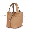 HERMES PICOTIN LOCK 18 CHAI CLEMENCE PALLADIUM HARDWARE (18*13*18cm)