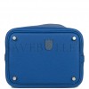 HERMES PICOTIN LOCK 18 BLEU FRANCE CLEMENCE GOLD HARDWARE (18*13*18cm)