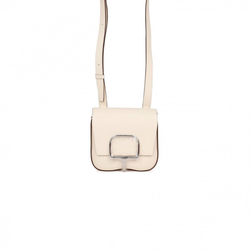 HERMES MINI DELLA CAVALLERA NATA EPSOM PALLADIUM HARDWARE (18*16*5cm)