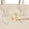 HERMES BIRKIN SELLIER 25 CRAIE EPSOM GOLD HARDWARE HANDMADE (25cm)