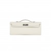 HERMES KELLY CUT MUSHROOM SWIFT PALLADIUM HARDWARE (30*12*3cm)