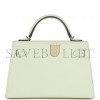 HERMES MINI KELLY SELLIER 20 VERT FIZZ EPSOM PALLADIUM HARDWARE (19*12*5.5cm)