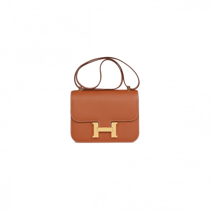 HERMES CONSTANCE 24 GOLD EPSOM GOLD HARDWARE 39871544426590 (24cm)