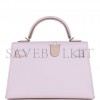 HERMES MINI KELLY SELLIER 20 MAUVE PALE EPSOM PALLADIUM HARDWARE (19*12*5.5cm)