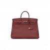 HERMES BIRKIN 40 ROUGE H TOGO PALLADIUM HARDWARE (40cm)