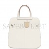 HERMES HALZAN 25 WHITE EVERCOLOR GOLD HARDWARE (25cm)