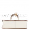 HERMES HALZAN 25 WHITE EVERCOLOR GOLD HARDWARE (25cm)