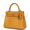 HERMES KELLY RETOURNE 25 IN & OUT NATA SWIFT PALLADIUM HARDWARE HANDMADE(25*17*7cm)